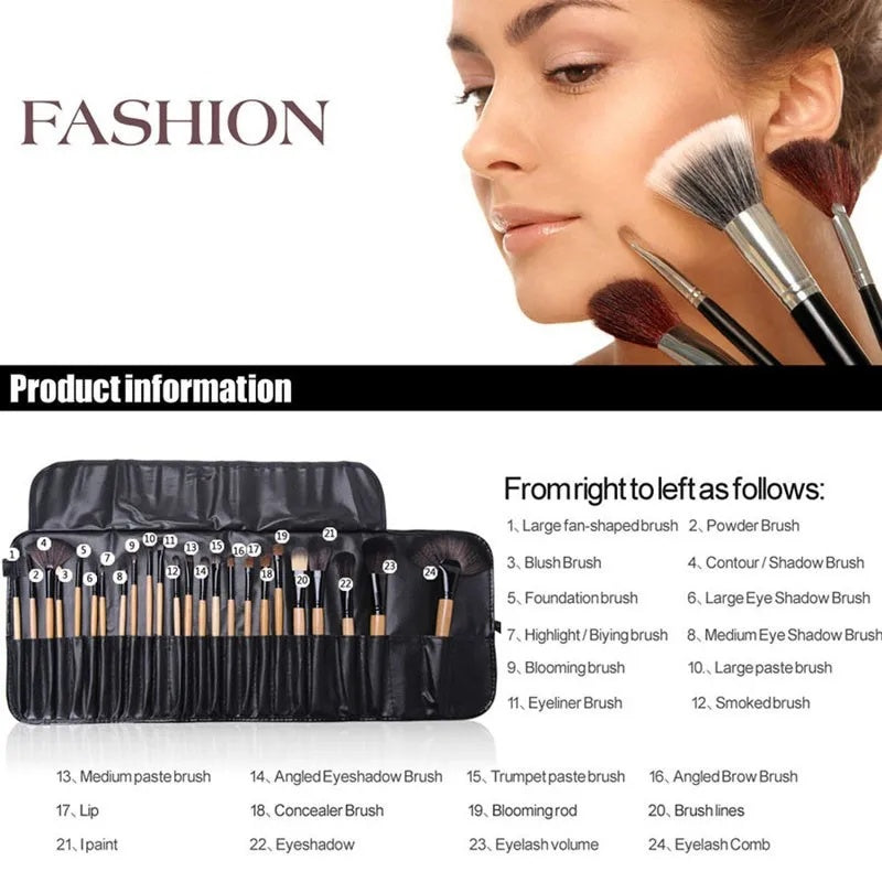 LuxeBlend™ 24-Piece Makeup Brush Set