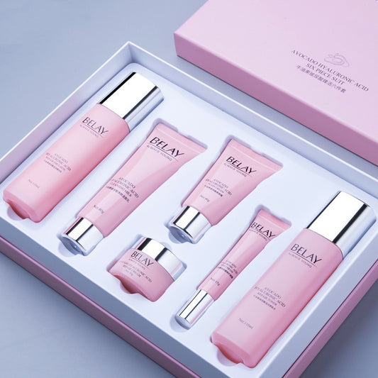 Luxury Avocado & Hyaluronic Acid Skin Set – Silky, Plump & Hydrated