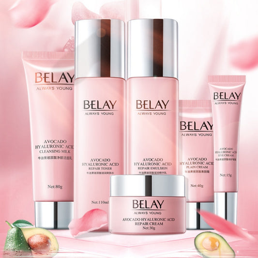 Luxury Avocado & Hyaluronic Acid Skin Set – Silky, Plump & Hydrated