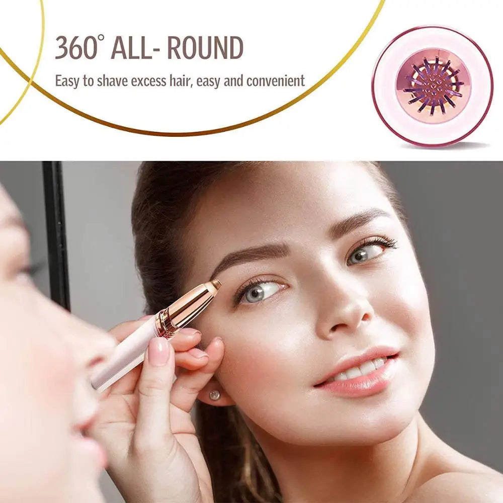 Professional Eyebrow Trimmer for Women – Painless Epilator & Face Shaper, Precise Hair Removal for Perfect Brows & Smooth Skin